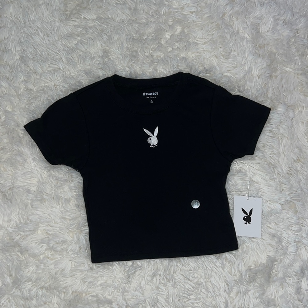 PLAYBOY womens tee with tags (sz:m)